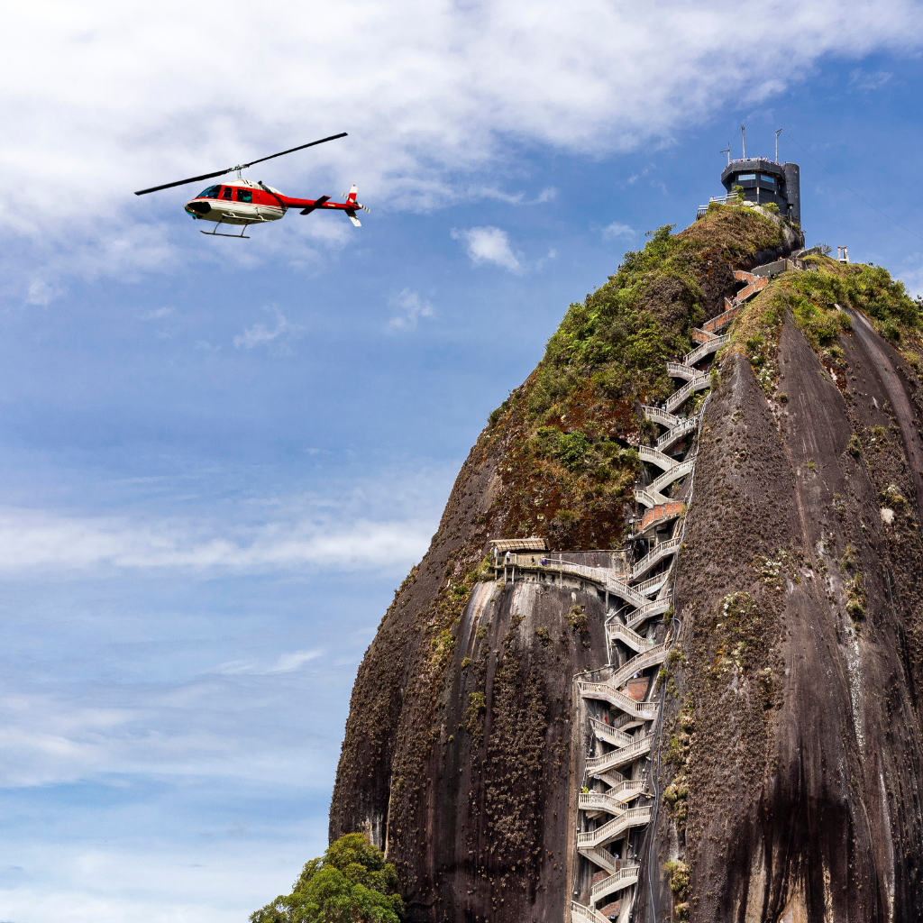 Tour Guatapé en elicóptero